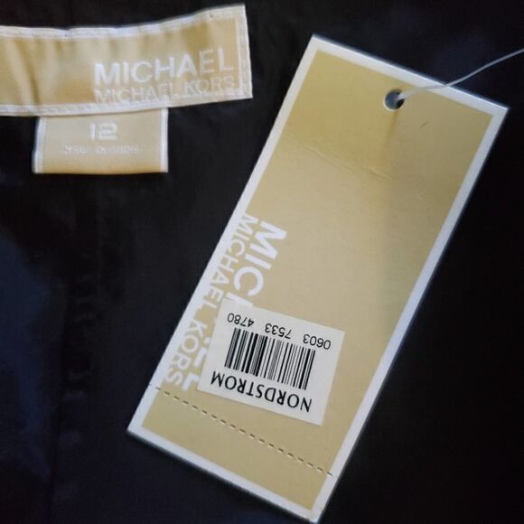 Michael Kors Black Crochet & Velvet Skirt NWT - Picture 6 of 7